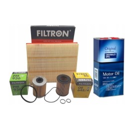 FILTRON ZESTAW FILTRÓW + OLEJ 5W30 do OPEL ASTRA II G 1.7 DI DTI