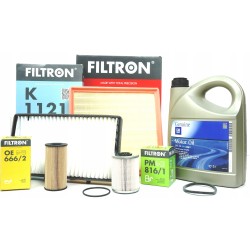 OLEJ GM 5W30 ZESTAW FILTRÓW OPEL VIVARO A 2.0 2.5 CDTI FILTRON