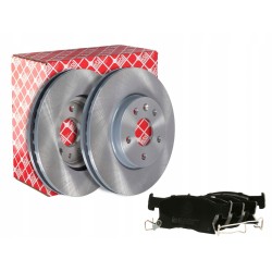 2X TARCZE HAMULCOWE + KLOCKI PRZÓD OPEL ASTRA K 276MM