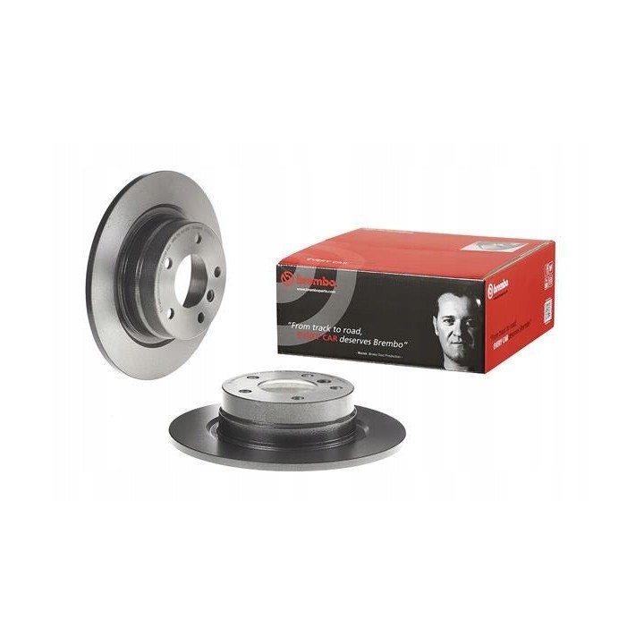 TARCZE HAMULCOWE TYŁ do BMW E81 E87 E90 E91 E92 PEŁNE NIEWENTYLOWANE 296mm