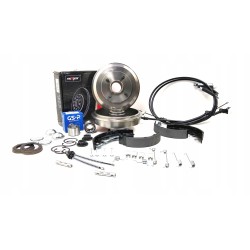 BĘBNY HAMULCOWE + ŁOŻYSKA FORD FOCUS I MK1 + ABS