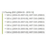 2X AMORTYZATORY PODUSZKI SPRĘŻYNY PRZÓD BMW E60 TOURING 525D 530D