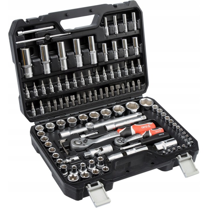 YATO ZESTAW NARZĘDZIOWY 1/4" I 1/2" KPL 108 SZT