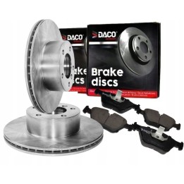 TARCZE + KLOCKI PRZÓD DO BMW 5 E60 E61 ZESTAW 324m
