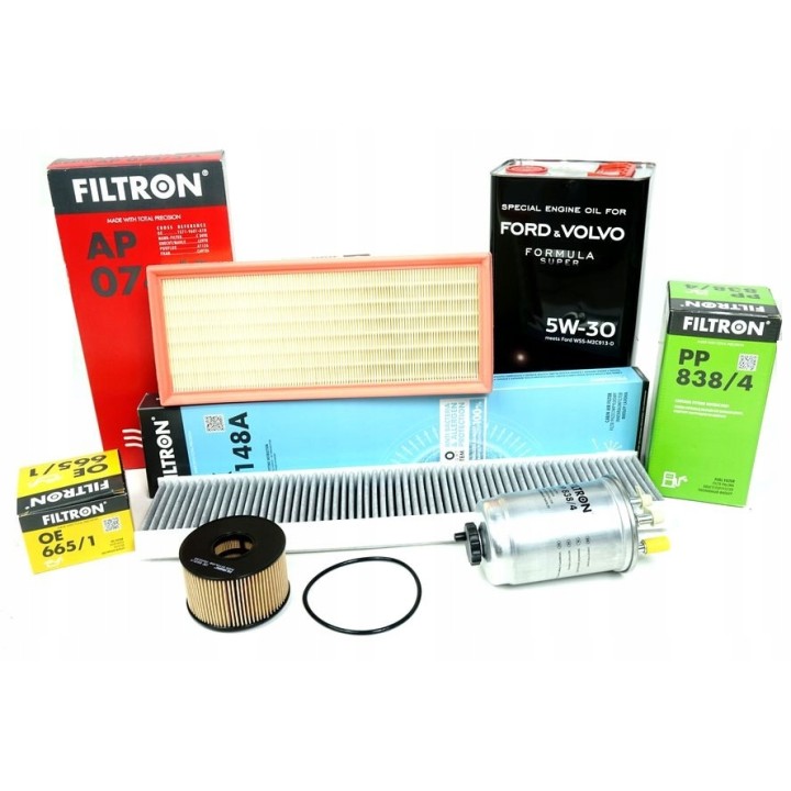 5L. OLEJ+ FILTRÓW FORD MONDEO III MK3 2.0 2.2 TDCI