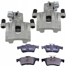 2x ZACISKI HAMULCOWE TYŁ + KLOCKI RENAULT ESPACE IV LAGUNA II VEL SATIS 01-