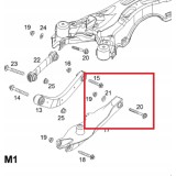 2X TULEJA WAHACZA POPRZECZNEGO ALUMINIOWEGO + ŚRUBY OPEL VECTRA C SINGUM