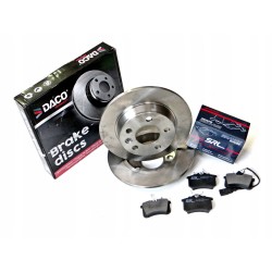 TARCZE + KLOCKI TYŁ FORD GALAXY VW SHARAN 268MM