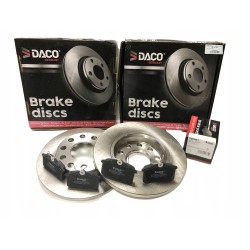 2X TARCZA HAMULCOWA KLOCKI TYŁ AUDI A4 B6 B7 255MM X 12MM