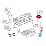 FILTR MOTUL 5W30 USZCZELKA SMOKA USZCZELNIACZ POMPY OLEJU INSIGNIA 2.0CDTI