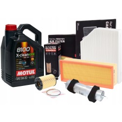 MOTUL 5W30 5L ZESTAW 4X FILTRÓW AUDI A4 B8 A5 Q5 2.0 TDI CAGA CAGB CAGC
