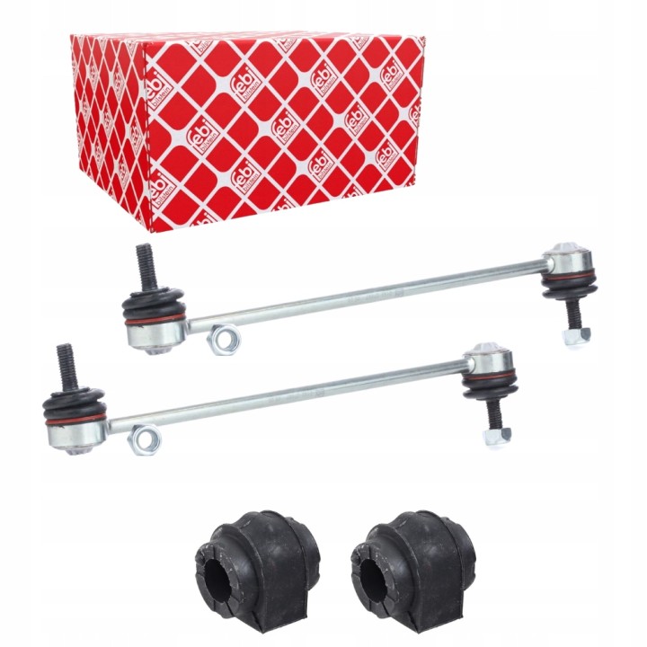 2x ŁĄCZNIK STABILIZATORA PRZÓD FORD MONDEO IV MK4 + GUMY