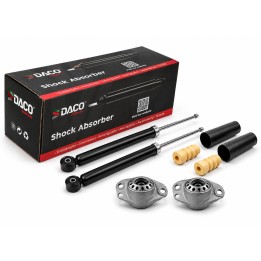 AUDI A3 GOLF IV BORA OCTAVIA LEON FABIA 2X AMORTYZATORY TYŁ ZESTAW OSŁONY