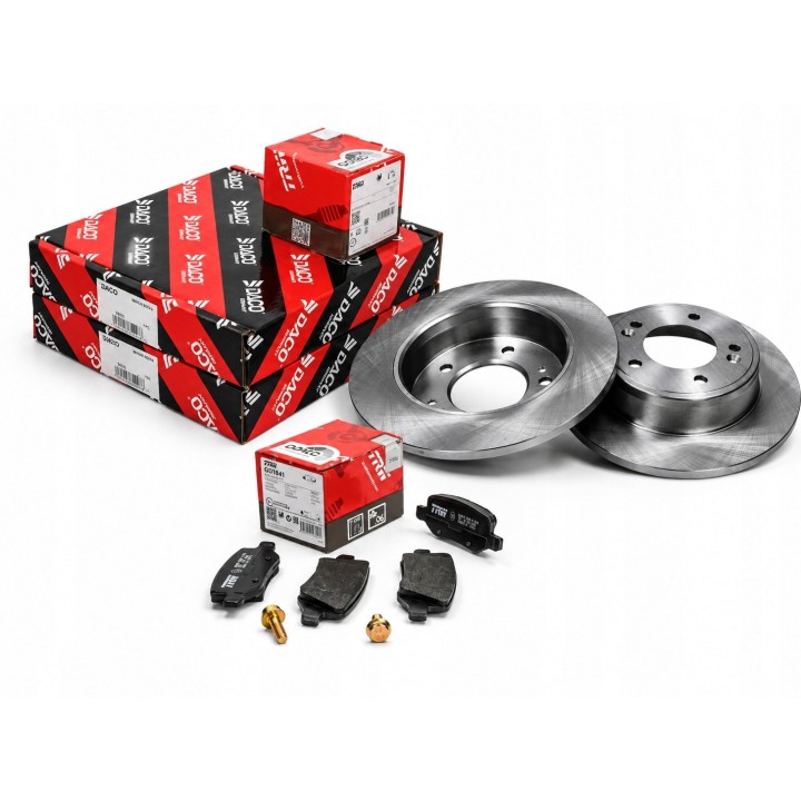 TARCZE+KLOCKI TYŁ HYUNDAI i30 KIA CEED SOUL II ELANTRA 262 mm
