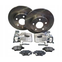 ZACISKI HAMULCOWE + TARCZE KLOCKI TYŁ OPEL ASTRA G ZAFIRA 99-02 - BOSCH