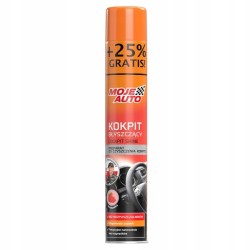 MOJE AUTO KOKPIT BŁYSZCZĄCY TRUSKAWKA 600ML + 25% GRATIS