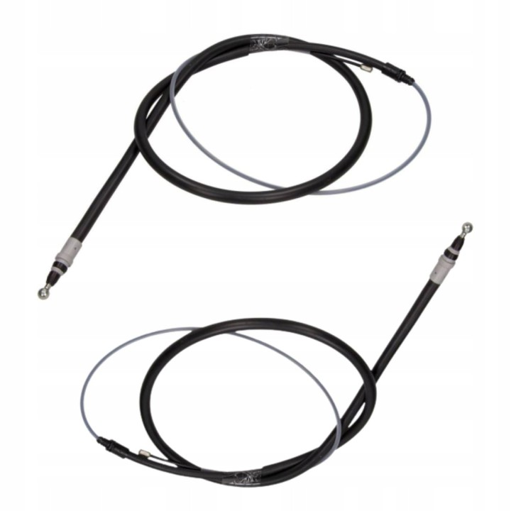 2x LINKA HAMULCA RĘCZNEGO TYŁ DO PEUGEOT 407 2004- ZESTAW L+P 2SZT
