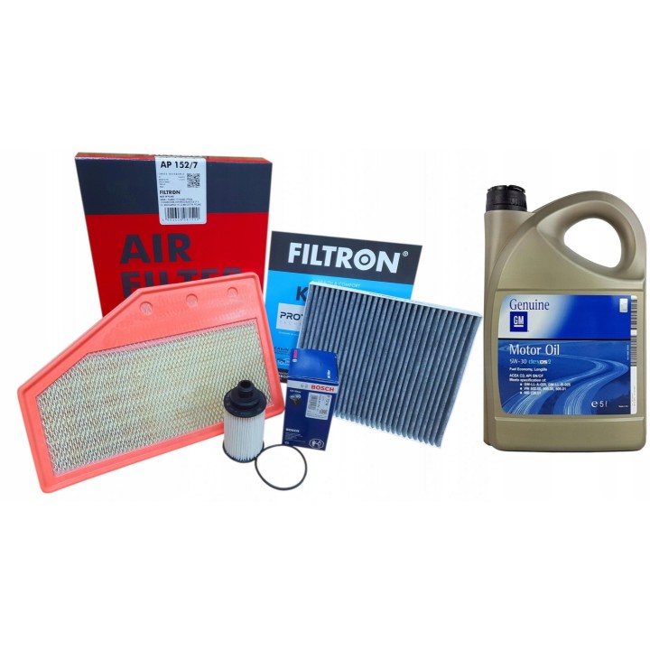 ZESTAW FILTRÓW + OLEJ GM OPEL INSIGNIA B 2,0 CDTI