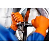 Rękawice Mercator Gogrip rozmiar 8 - M 25 par NITRYLOWE MECHANIKA SERWIS
